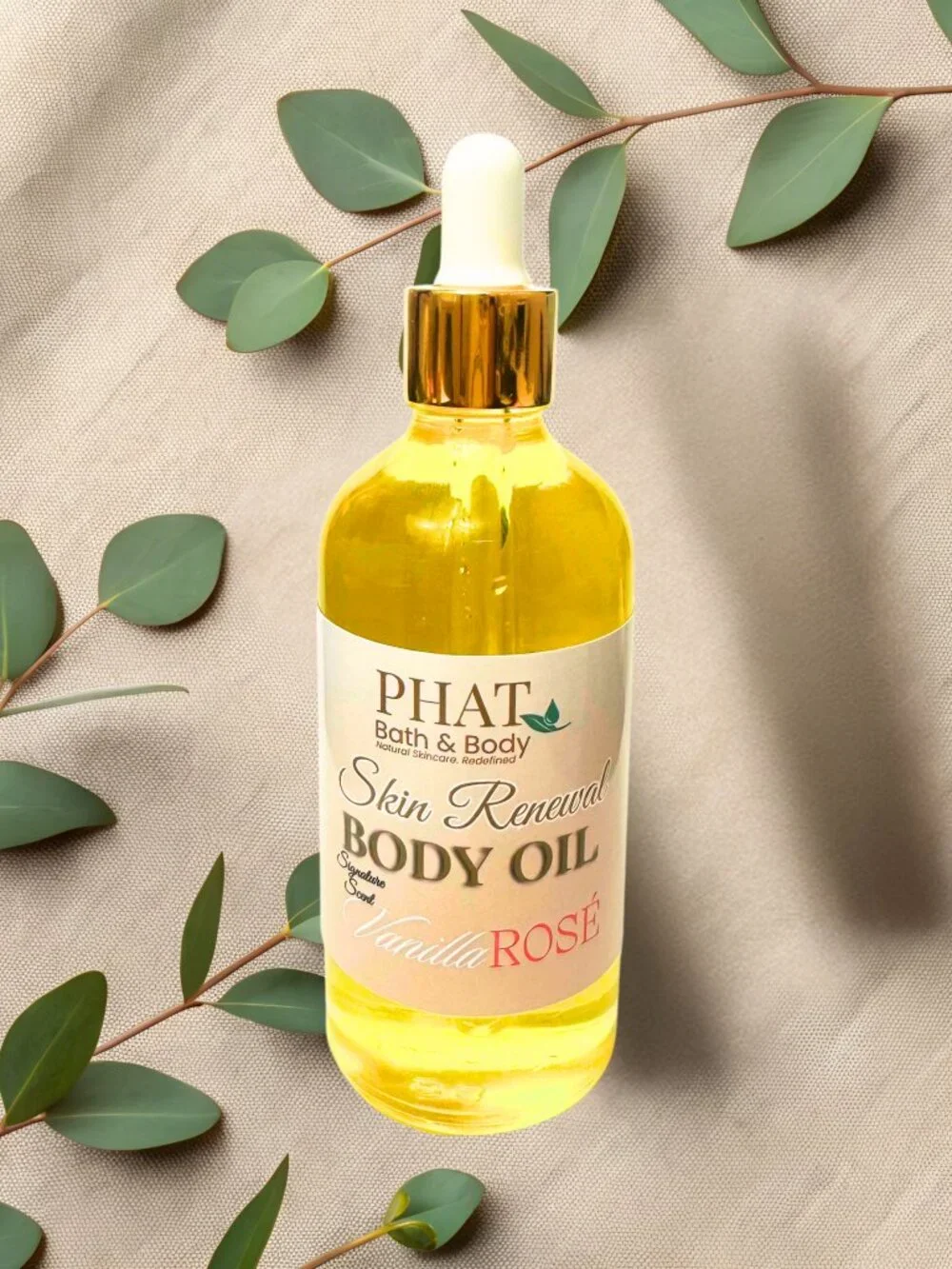 Phat Bath & Body Vanilla Rosé Skin Renewal Body Oil